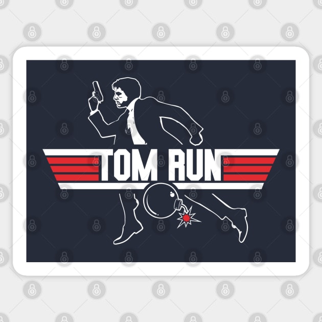 Tom Run Sticker by TrulyMadlyGeekly